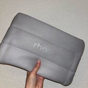 rhode skin care grey bubble bag